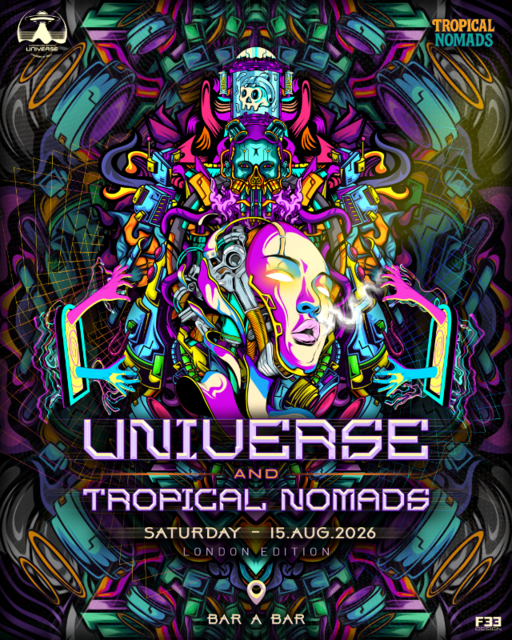 Universe & Tropical Nomads in London · 15 Aug 26, 20:00