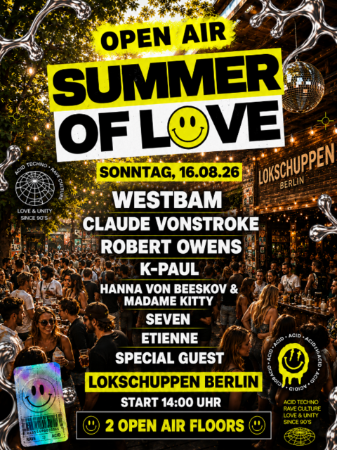 Summer of Love - Open Air · 16.08.26, 14:00