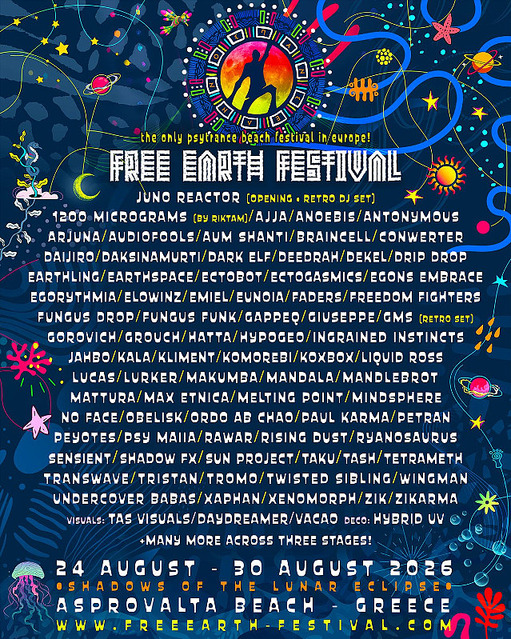 Free Earth Festival · 24 Aug 26, 12:00
