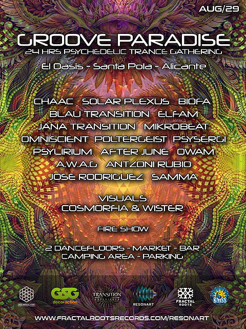 Groove Paradise · 29 Aug 26, 18:00