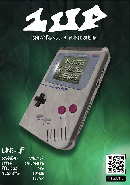 1 UP - Aliens on Chai x Only Friends · 4 Sept 26, 23:00