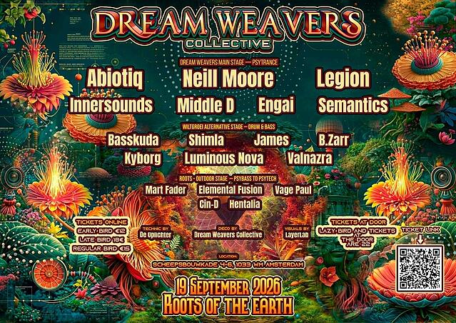 Dream Weaver Collective: Psychedelic Kingsday · 19 Sept 26, 15:00