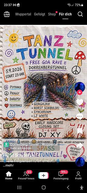 Tanztunnel Party  26 · 5 Sept 26, 22:00