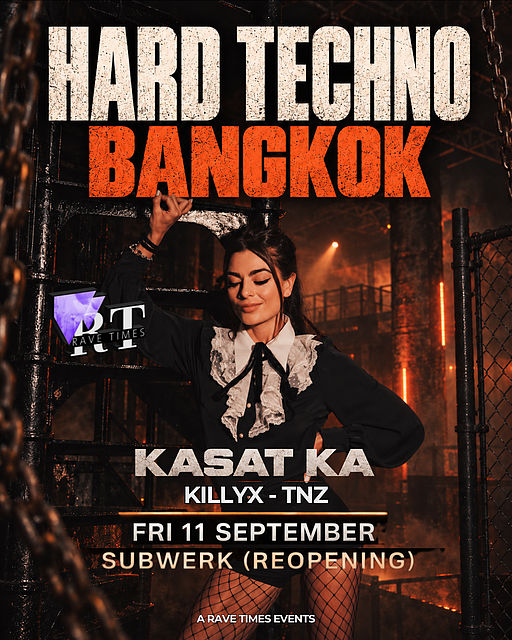 ⛓️HARD TECHNO w/ Kasat Ka (Cult) | by Rave Times · 11 Sept 26, 22:00