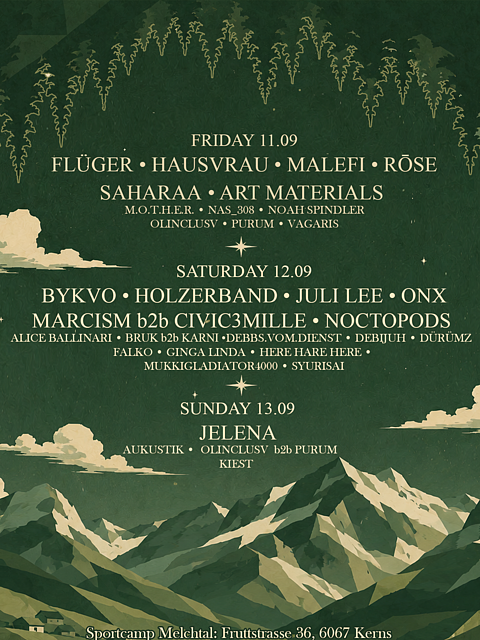 Wood Frequency Festival · 11 Sept 26, 19:00