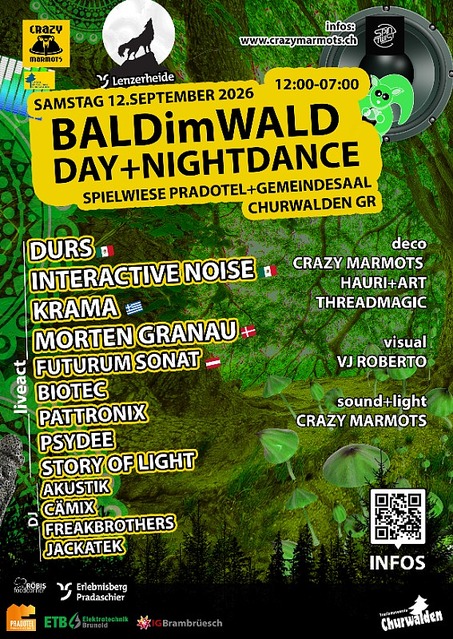 Bald im Wald 2026 - Day and Nightdance · 12 Sept 26, 12:00