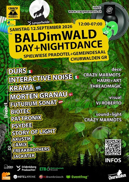 Bald im Wald 2026 - Day and Nightdance · 12 sept 26, 12:00