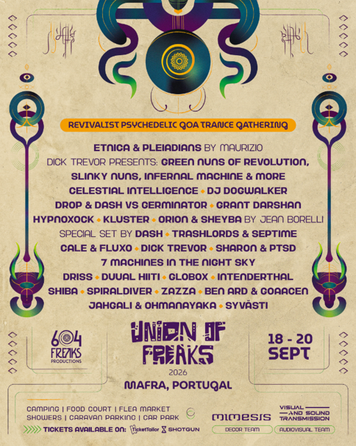 Union of Freaks 2026 · 18 Sept 26, 14:00