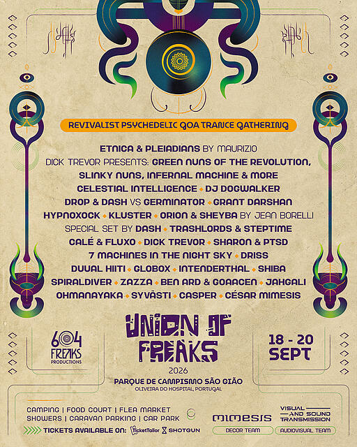 Union of Freaks 2026 · 18 Sept 26, 14:00
