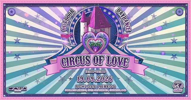 Circus Of Love Day Dance 2026 · 19 Sept 26, 12:00