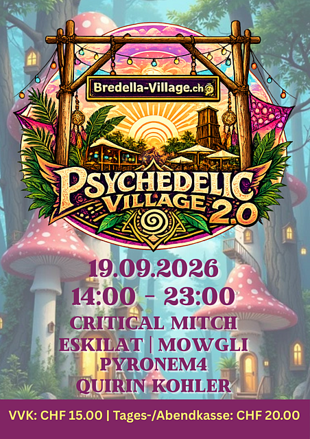 Psychedelic Village 2.0 · 19 Sept 26, 14:00