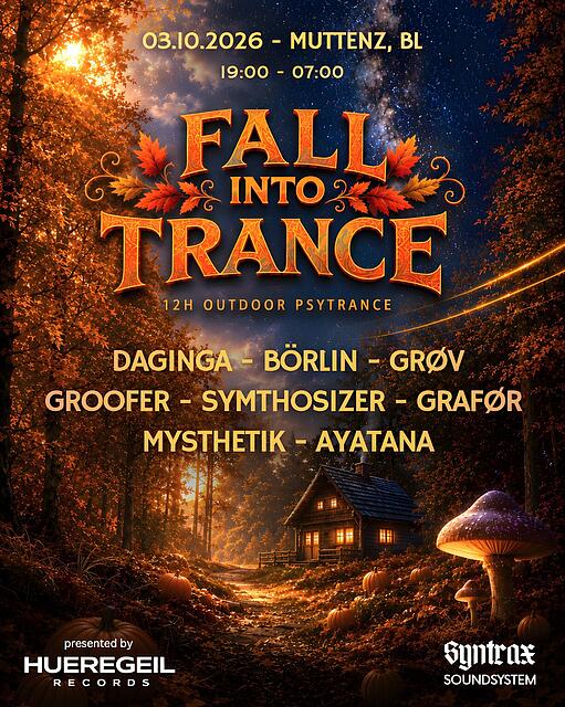 FALL INTO TRANCE · 3 Oct 26, 19:00