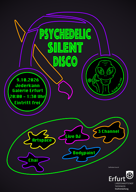 Psychedelic Silent Disco · 9 Oct 26, 20:00