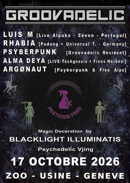GROOVADELIC - ZOO · 17 Oct 26, 23:00