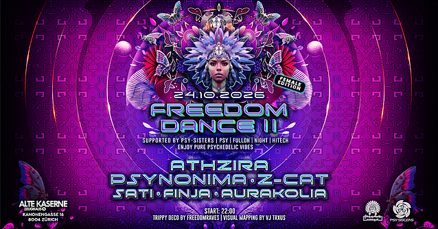 FREEDOM DANCE II | THE FEMALE EDITION · 24 Oct 26, 22:00