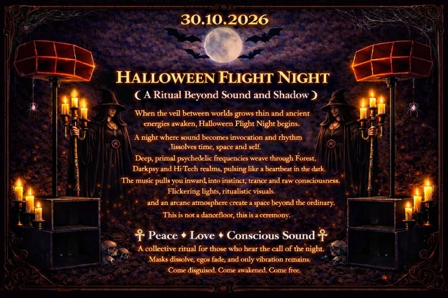 Halloween Night FLIGHT ☥ ☽ · 30 oct. 26, 22:00
