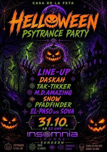 Casa de La FeTa Helloween Special · 31 Oct 26, 22:00