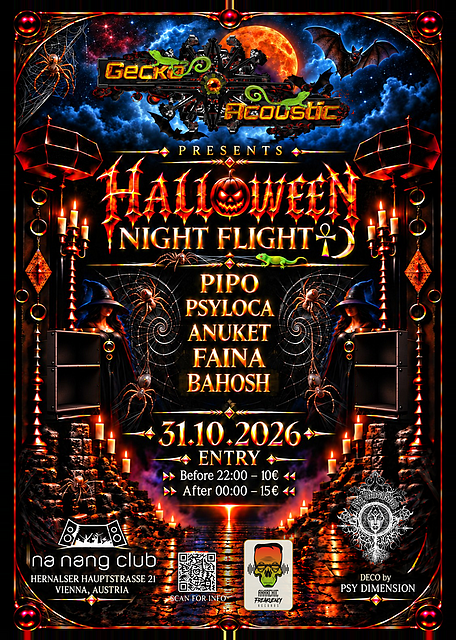 HALLOWEEN NIGHT FLIGHT ☥ ☽ · · 31 Oct 26, 22:00