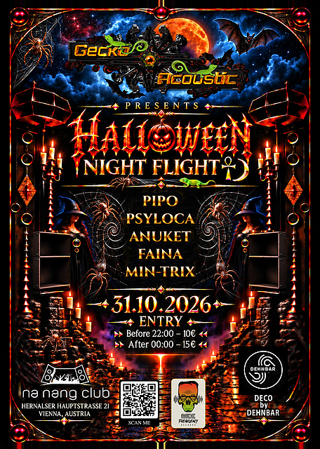 HALLOWEEN NIGHT FLIGHT ☥ ☽ · · 31 Oct 26, 22:00