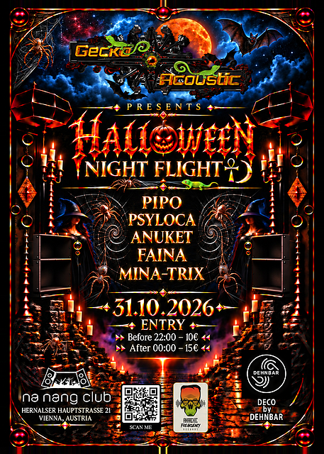 HALLOWEEN NIGHT FLIGHT ☥ ☽ · · 31 oct. 26, 22:00