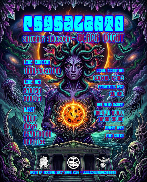 PSYSALENTO - Black Light · 31 Oct 26, 22:00