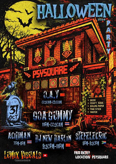 PSYSQUARE HALLOWEEN PARTY · 31 Oct 26, 19:00
