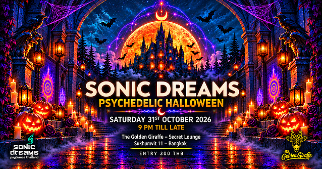 Sonic Dreams Psychedelic Halloween ! · 31 oct. 26, 21:00