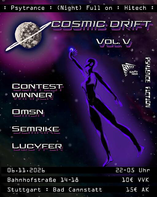 Cosmic Drift Vol. V · 6 Nov 26, 22:00