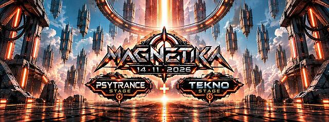 ⚡ MAGNETIKA ⚡ — 2 STAGE! Psytrance + Tekno · 14 Nov 26, 22:00