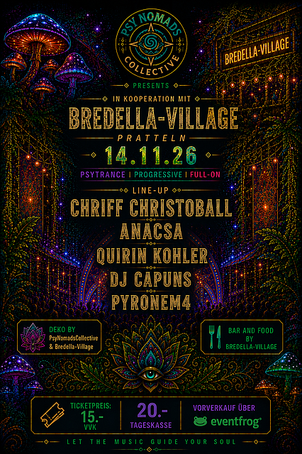 Psychedelic Village · 14 Nov 26, 14:00