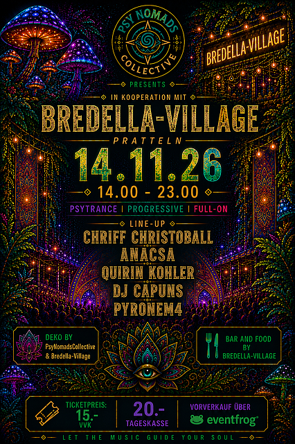 Psychedelic Village · 14.11.26, 14:00