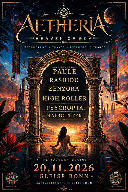 AetheriA Heaven of Goa · 20 Nov 26, 21:00