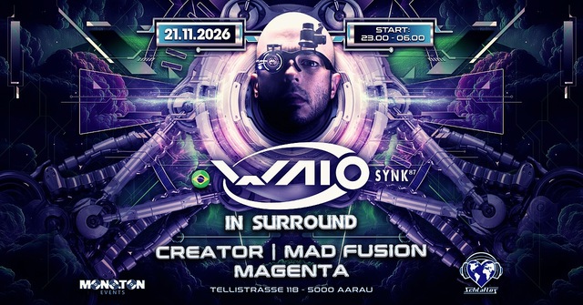 SURROUND SOUND EXPERIENCE – WAIO KEHRT ZURÜCK! · 21 nov. 26, 23:00