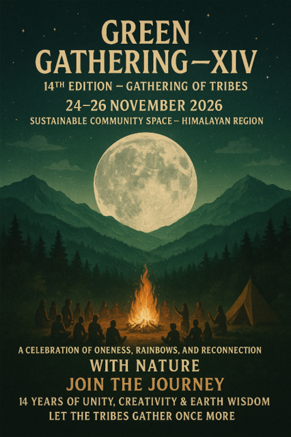 Green Gathering–XIV 14th Edition – Gathering of Tribes · 24 Nov 26, 12:30