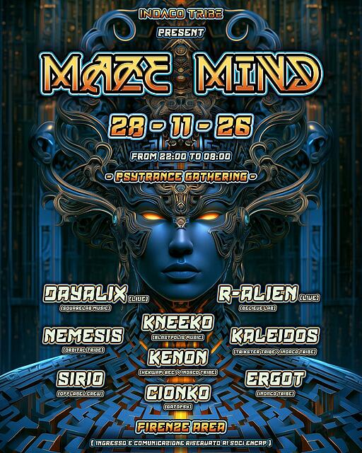 MAZE MIND · 28 Nov 26, 22:00
