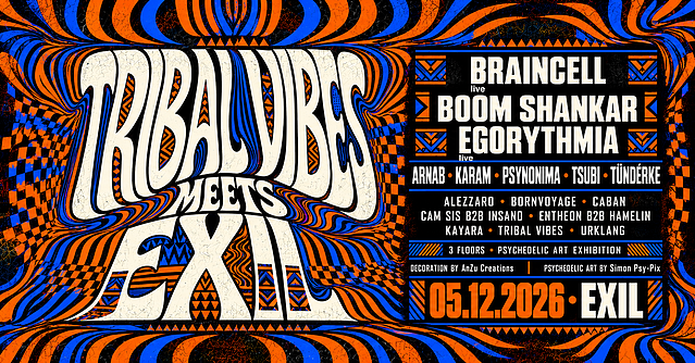 Tribal Vibes im Exil · 5 Dec 26, 22:00