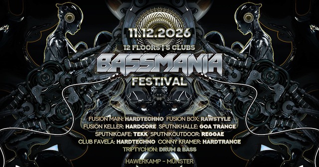 Bassmania XXL Dezember · 11 dic 26, 22:00