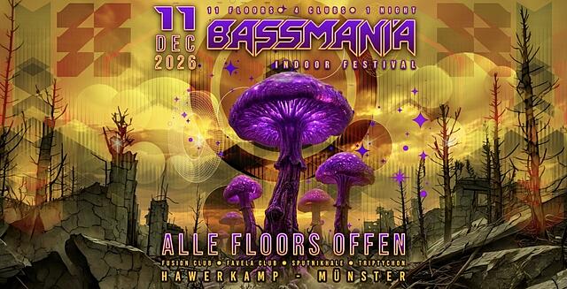 Bassmania XXL Dezember · 11 Dec 26, 22:00