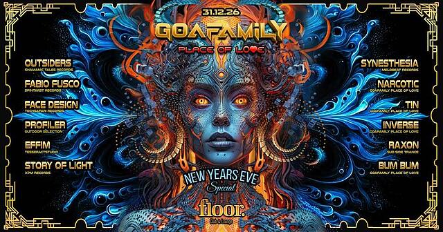 GOAFAMILY  Place of Love **NYE SPECIAL** · 31 Dec 26, 21:00