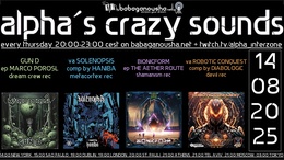 alpha.s crazy sounds · 14 Aug 25, 20:00