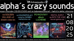 alpha.s crazy sounds · 21 Aug 25, 22:00