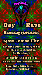 PsyRide DayRave · 13.09.25, 14:00