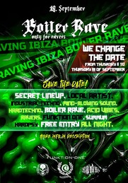 RAVING IBIZA presents: BOILER RAVE EDITION · 18 sept. 25, 23:30