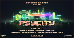Psy City - The Psytrance Gathering · 3 Oct 25, 23:00