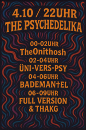 BENNIS PSY B-DAY BASH · 4 Oct 25, 22:00
