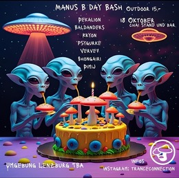 Manus b day bash · 18 Oct 25, 19:00