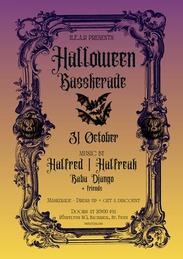 HALLOWEEN BASSKERADE · 31.10.25, 22:00