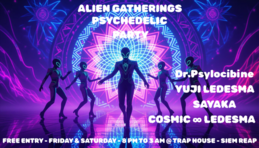ALIEN GATHERINGS - FREE PSYCHEDELIC PARTY · 1 nov. 25, 20:00
