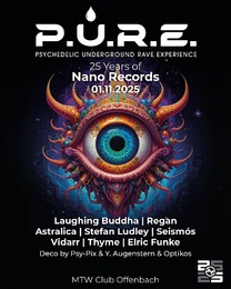 P.U.R.E. - 25 Years of Nano Records · 1 Nov 25, 22:00