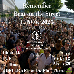Remember Beat on the Street with Verein AufFall · 1 nov. 25, 22:00